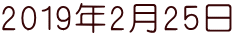 2019年2月25日
