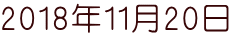 2018年11月20日